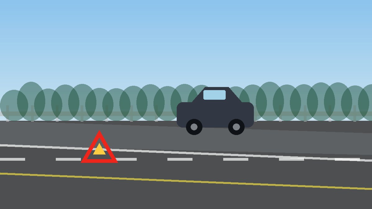 黔西南道路故障安全等待现场图